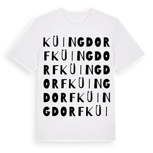 Küingdorf ordlek t-shirt – ekologisk bomull t-shirt från Pinshirt