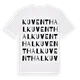 Kuventhal ordlek t-shirt