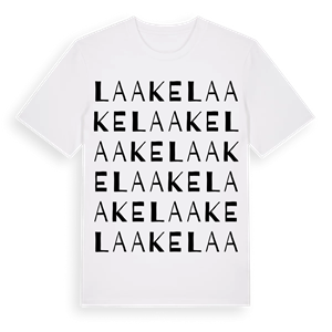 Laake ordlek t-shirt – ekologisk bomull t-shirt från Pinshirt