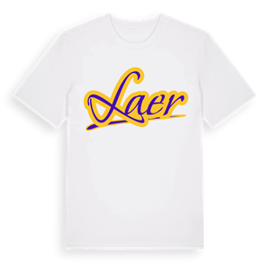 Laer baseball t-shirt – ekologisk bomull t-shirt från Pinshirt