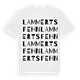 Lammertsfehn ordlek t-shirt