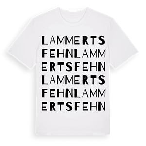 Lammertsfehn ordlek t-shirt – ekologisk bomull t-shirt från Pinshirt
