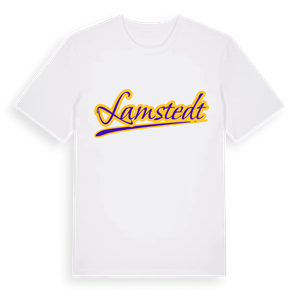 Lamstedt baseball t-shirt – ekologisk bomull t-shirt från Pinshirt