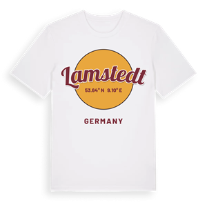 Lamstedt cirkel t-shirt – ekologisk bomull t-shirt från Pinshirt