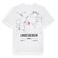 Landesbergen karta t-shirt