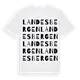 Landesbergen ordlek t-shirt