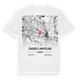 Landkreis Ammerland karta t-shirt