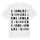 Landkreis Ammerland ordlek t-shirt