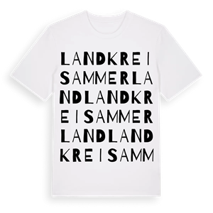 Landkreis Ammerland ordlek t-shirt – ekologisk bomull t-shirt från Pinshirt