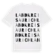 Landkreis Aurich ordlek t-shirt