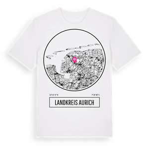 Landkreis Aurich t-shirt – ekologisk bomull t-shirt från Pinshirt