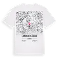 Landkreis Celle karta t-shirt