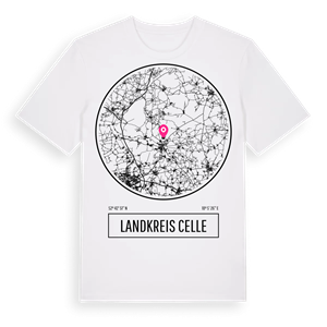 Landkreis Celle t-shirt – ekologisk bomull t-shirt från Pinshirt