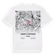 Landkreis Cloppenburg karta t-shirt