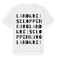 Landkreis Cloppenburg ordlek t-shirt