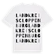 Landkreis Cloppenburg ordlek t-shirt