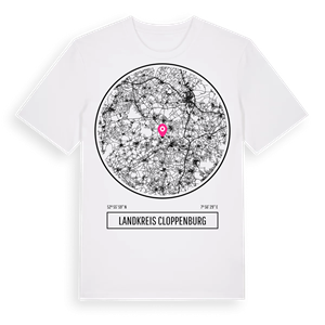 Landkreis Cloppenburg t-shirt – ekologisk bomull t-shirt från Pinshirt