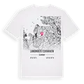 Landkreis Cuxhaven karta t-shirt