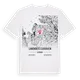 Landkreis Cuxhaven karta t-shirt