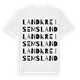 Landkreis Emsland ordlek t-shirt