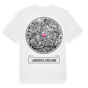 Landkreis Emsland t-shirt – ekologisk bomull t-shirt från Pinshirt