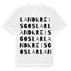 Landkreis Goslar ordlek t-shirt
