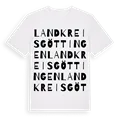 Landkreis Göttingen ordlek t-shirt