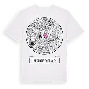Landkreis Göttingen t-shirt – ekologisk bomull t-shirt från Pinshirt