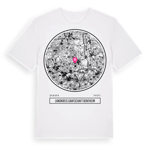 Landkreis Grafschaft Bentheim t-shirt – ekologisk bomull t-shirt från Pinshirt