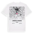 Landkreis Harburg karta t-shirt