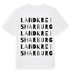 Landkreis Harburg ordlek t-shirt – ekologisk bomull t-shirt från Pinshirt