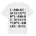 Landkreis Helmstedt ordlek t-shirt