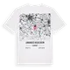 Landkreis Hildesheim karta t-shirt