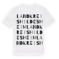 Landkreis Hildesheim ordlek t-shirt