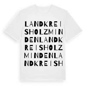 Landkreis Holzminden ordlek t-shirt – ekologisk bomull t-shirt från Pinshirt