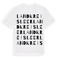Landkreis Leer ordlek t-shirt