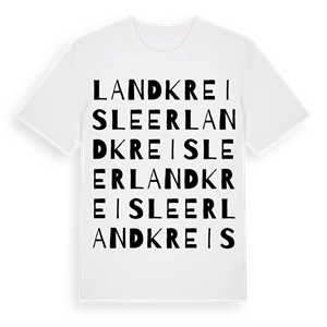 Landkreis Leer ordlek t-shirt – ekologisk bomull t-shirt från Pinshirt