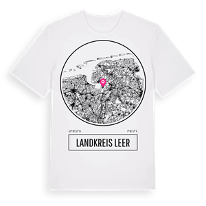 Landkreis Leer t-shirt – ekologisk bomull t-shirt från Pinshirt