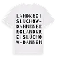 Landkreis Lüchow-Dannenberg ordlek t-shirt