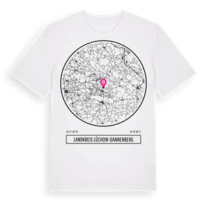 Landkreis Lüchow-Dannenberg t-shirt – ekologisk bomull t-shirt från Pinshirt