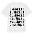 Landkreis Lüneburg ordlek t-shirt
