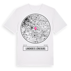 Landkreis Lüneburg t-shirt – ekologisk bomull t-shirt från Pinshirt