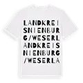 Landkreis Nienburg/Weser ordlek t-shirt