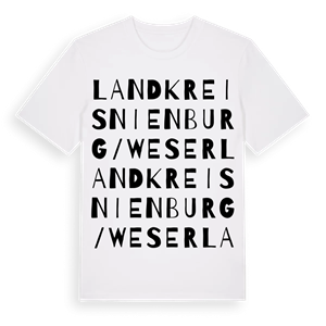 Landkreis Nienburg/Weser ordlek t-shirt – ekologisk bomull t-shirt från Pinshirt