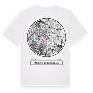 Landkreis Nienburg/Weser t-shirt – ekologisk bomull t-shirt från Pinshirt