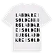 Landkreis Oldenburg ordlek t-shirt
