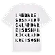 Landkreis Osnabrück ordlek t-shirt