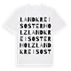 Landkreis Osterholz ordlek t-shirt