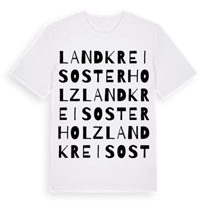 Landkreis Osterholz ordlek t-shirt – ekologisk bomull t-shirt från Pinshirt