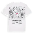 Landkreis Peine karta t-shirt